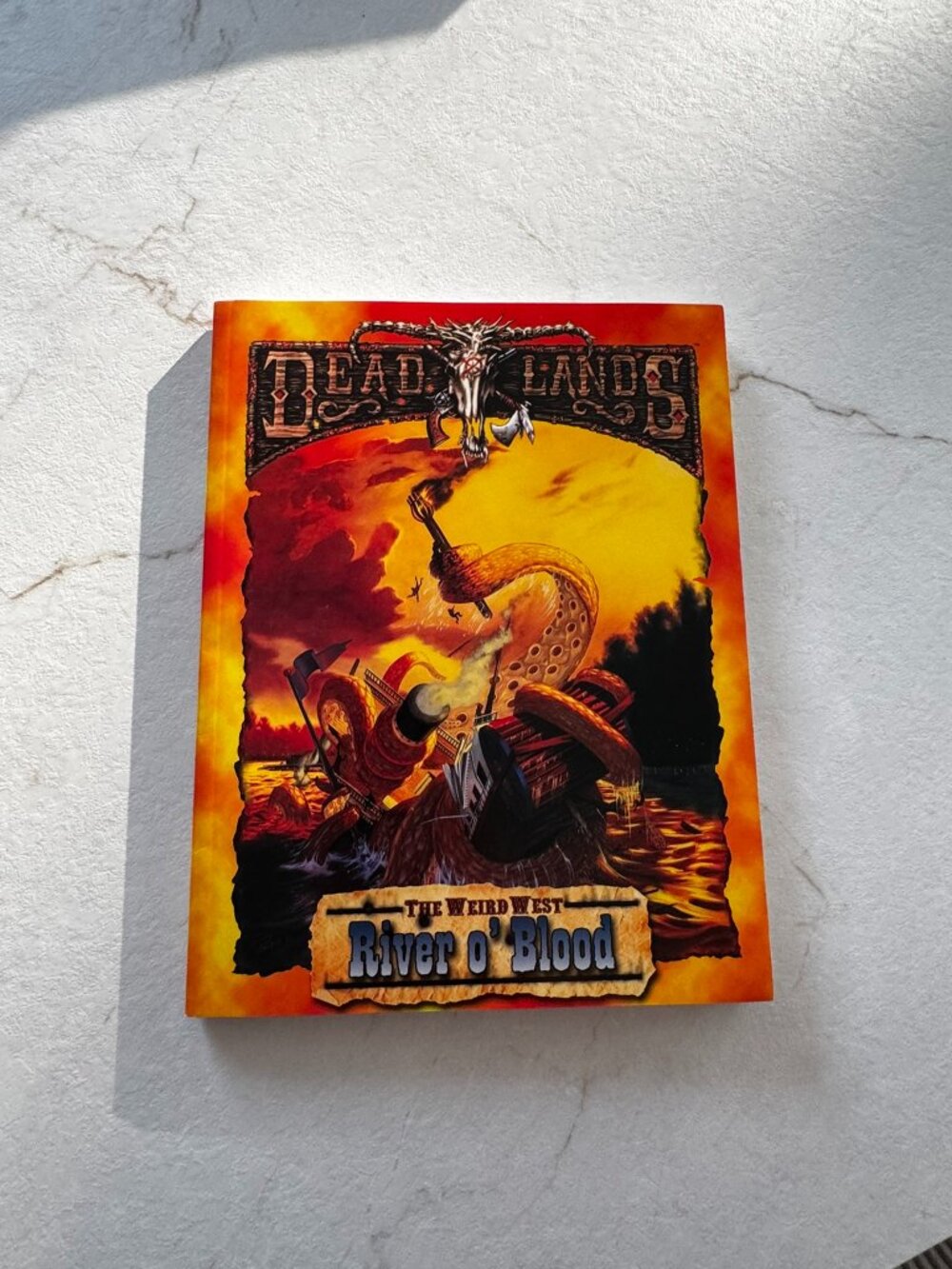 Deadlands The Weird West River O' Blood 1998 Pinnacle RPG Softcover Vintage Gam